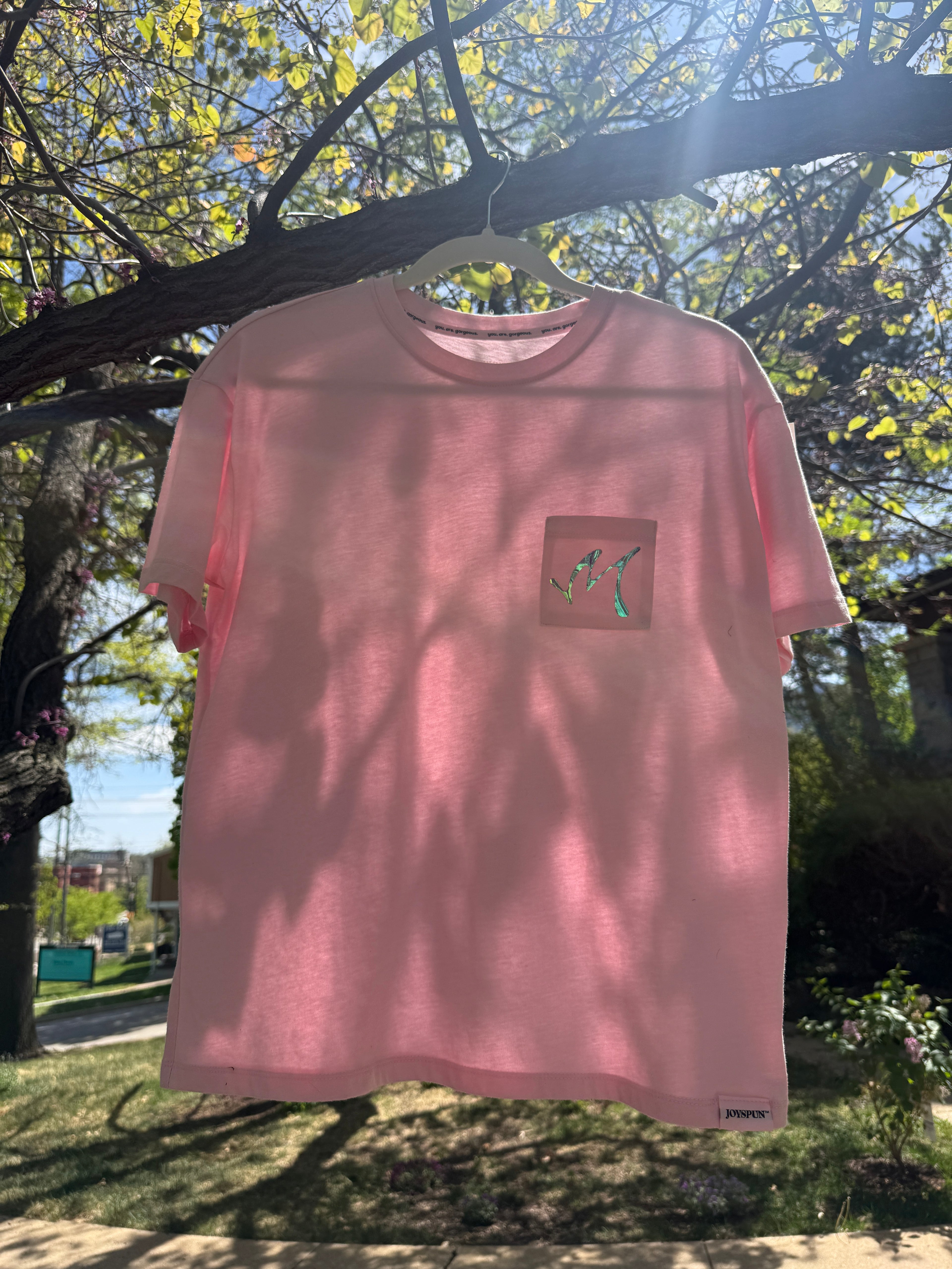 Pink pocket T